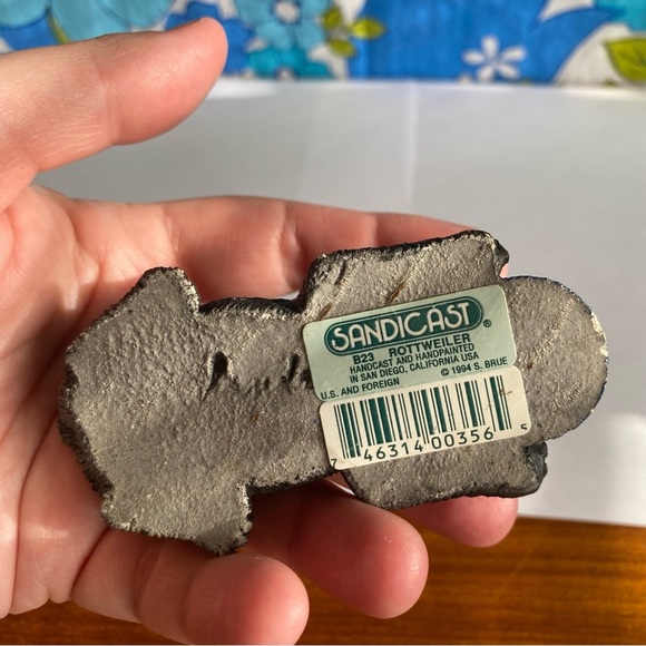 Vintage Sandicast Rottweiler dog figurine 1994 B23 collectible dogs - Picture 6 of 6